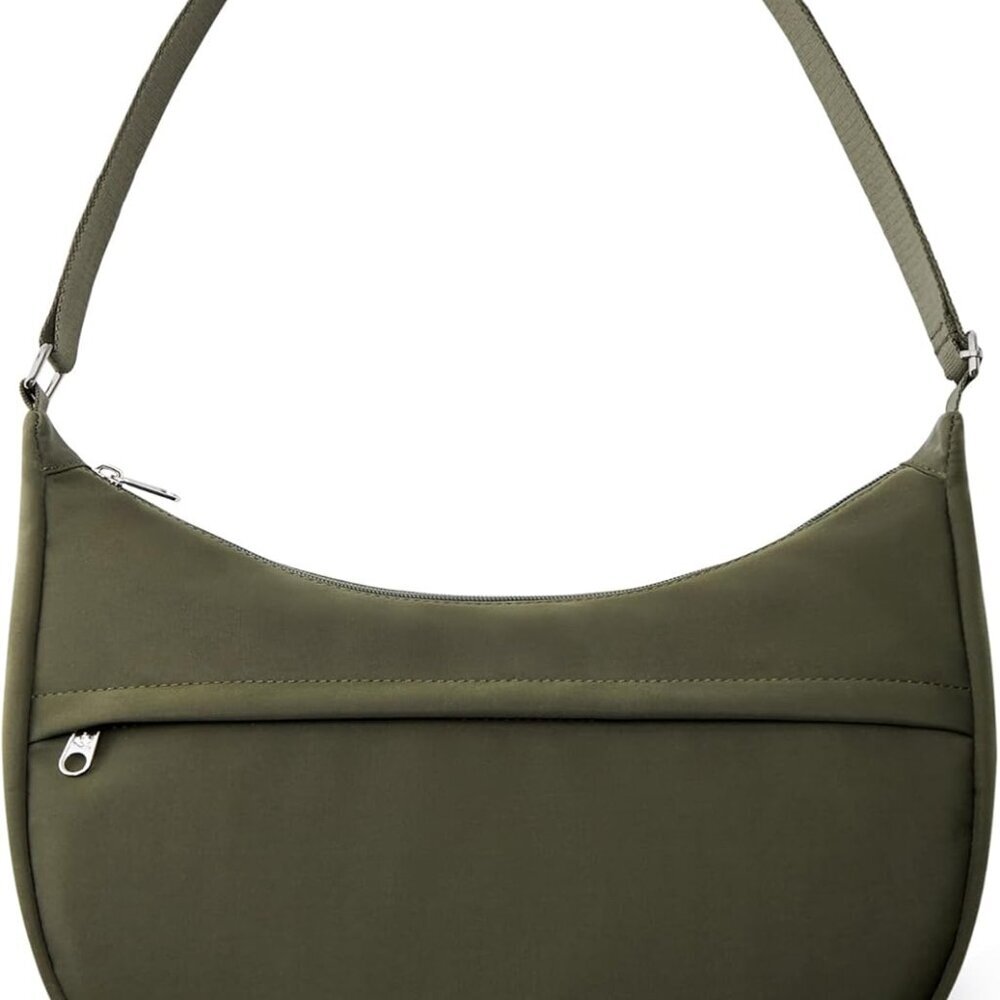 KALIDI Water-Resistant Nylon Crescent Bag - Ideal for Travel and Everyday Wear
